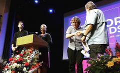 Local 3025 officers award scholarships at Florida School for the Deaf and Blind Graduation